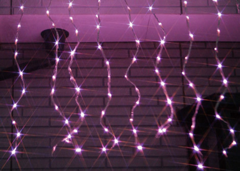 LEDナイアガラ・カーテンイルミネーション（常時点灯・点滅タイプ