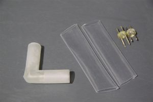 【LEDロープライト（チューブライト） 10mm2芯】 L型コネクタ 固定タイプ