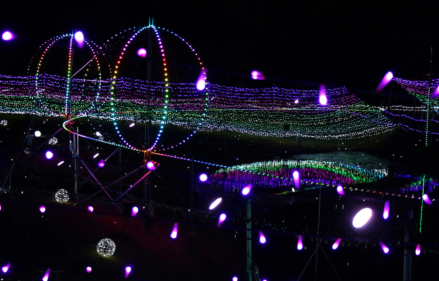 県下最大級！ 長野県・国営アルプスあづみの公園「Winter Illumination